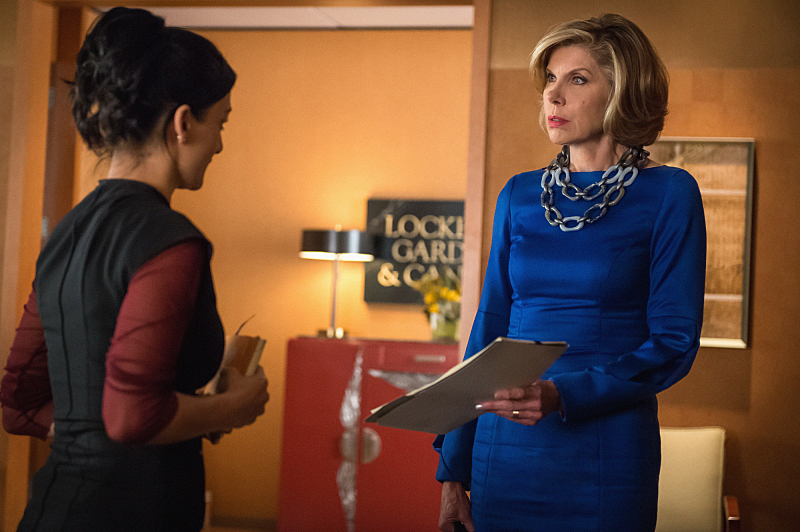 Still of Christine Baranski and Archie Panjabi in The Good Wife (2009)