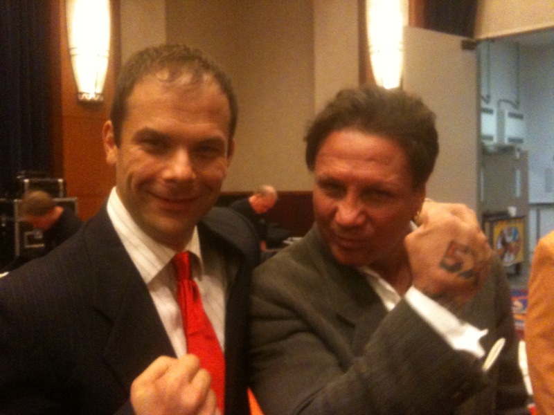 With Vinny PAZ, the subject of the upcoming film, 