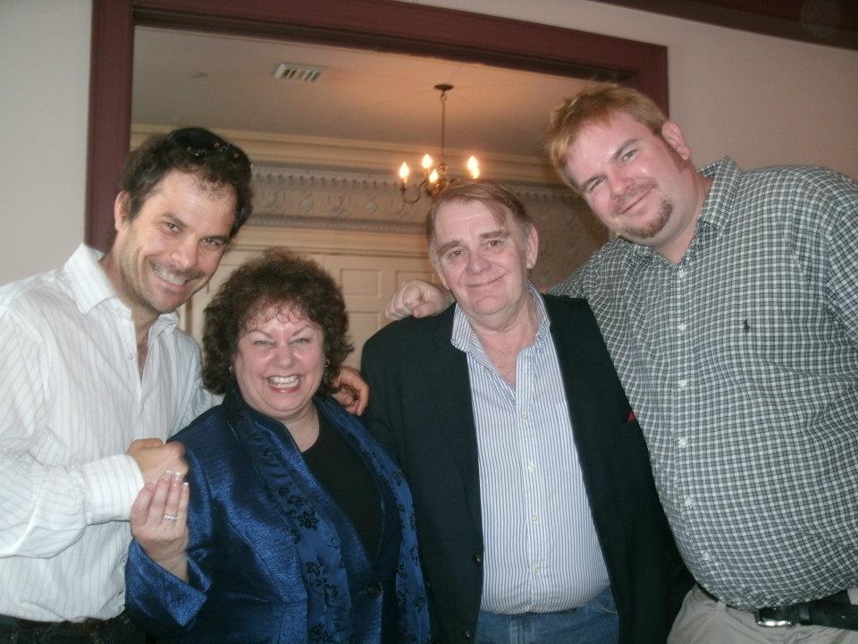 With actors Ellen-Becker Gray, Robert Gray and actor/writer/director, Mike Messier