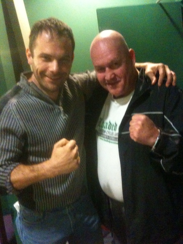 With Kevin Rooney, Boxing Trainer of Mike Tyson and Vinny Paz