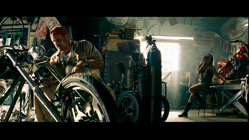 Michael Papajohn and Megan Fox in Transformers: Revenge of the Fallen