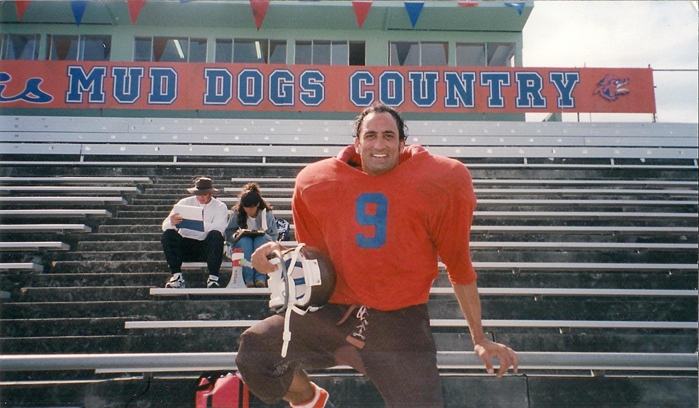 Michael Papajohn on set of The Waterboy