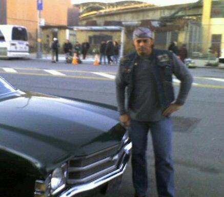 Rocco Parente Jr on location as a stunt driver for a new film project set in 1970's. Release date March 2012