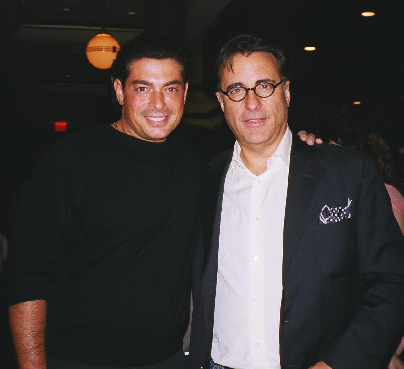 Rocco Parente with Andy Garcia at the City Island Wrap