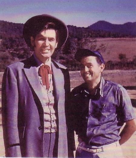 Dwight V. Babcock and Fess Parker in The Great Locomotive Chase (1956)