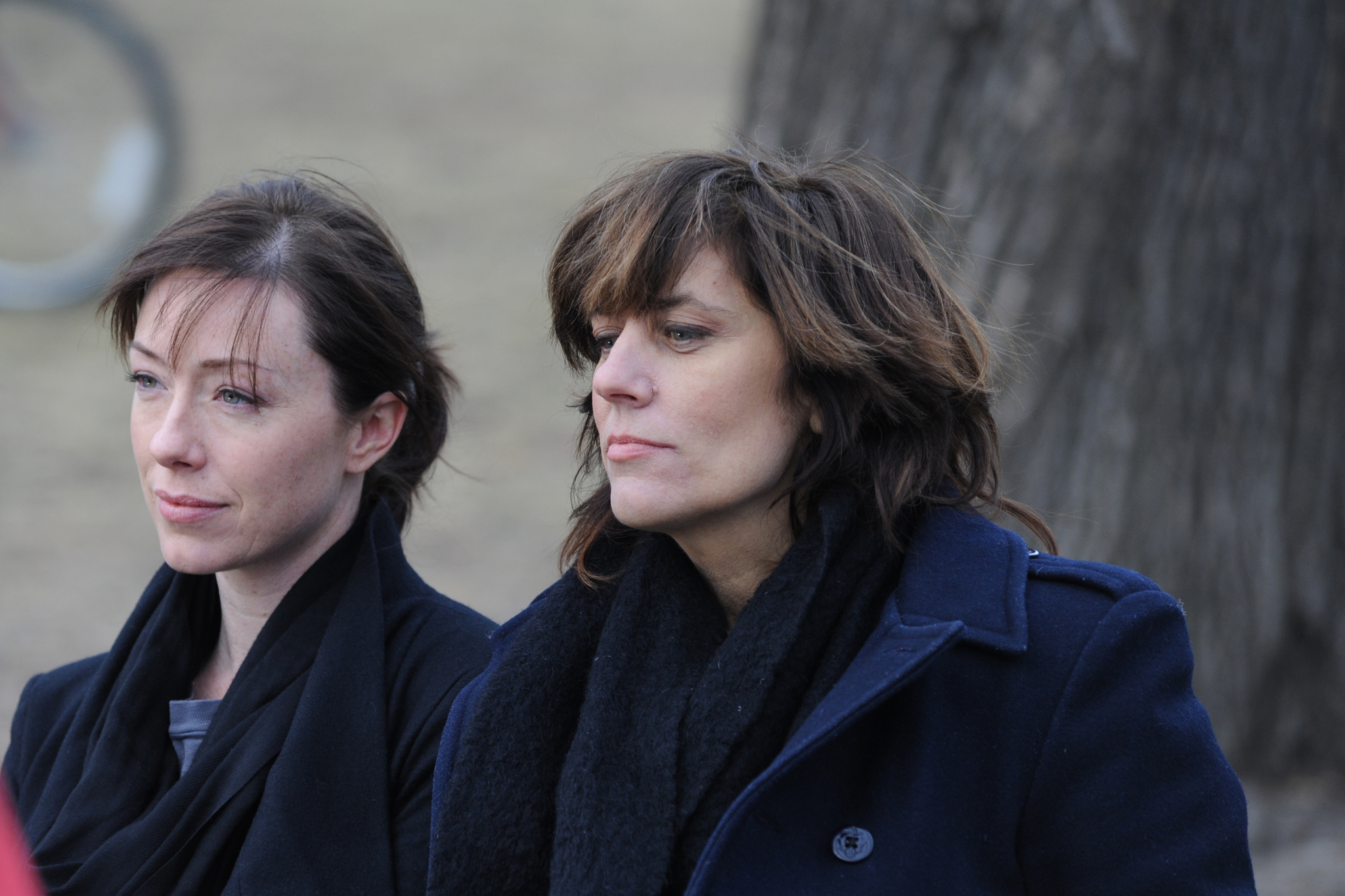 Still of Molly Parker and Tracy Wright in Trigger (2010)