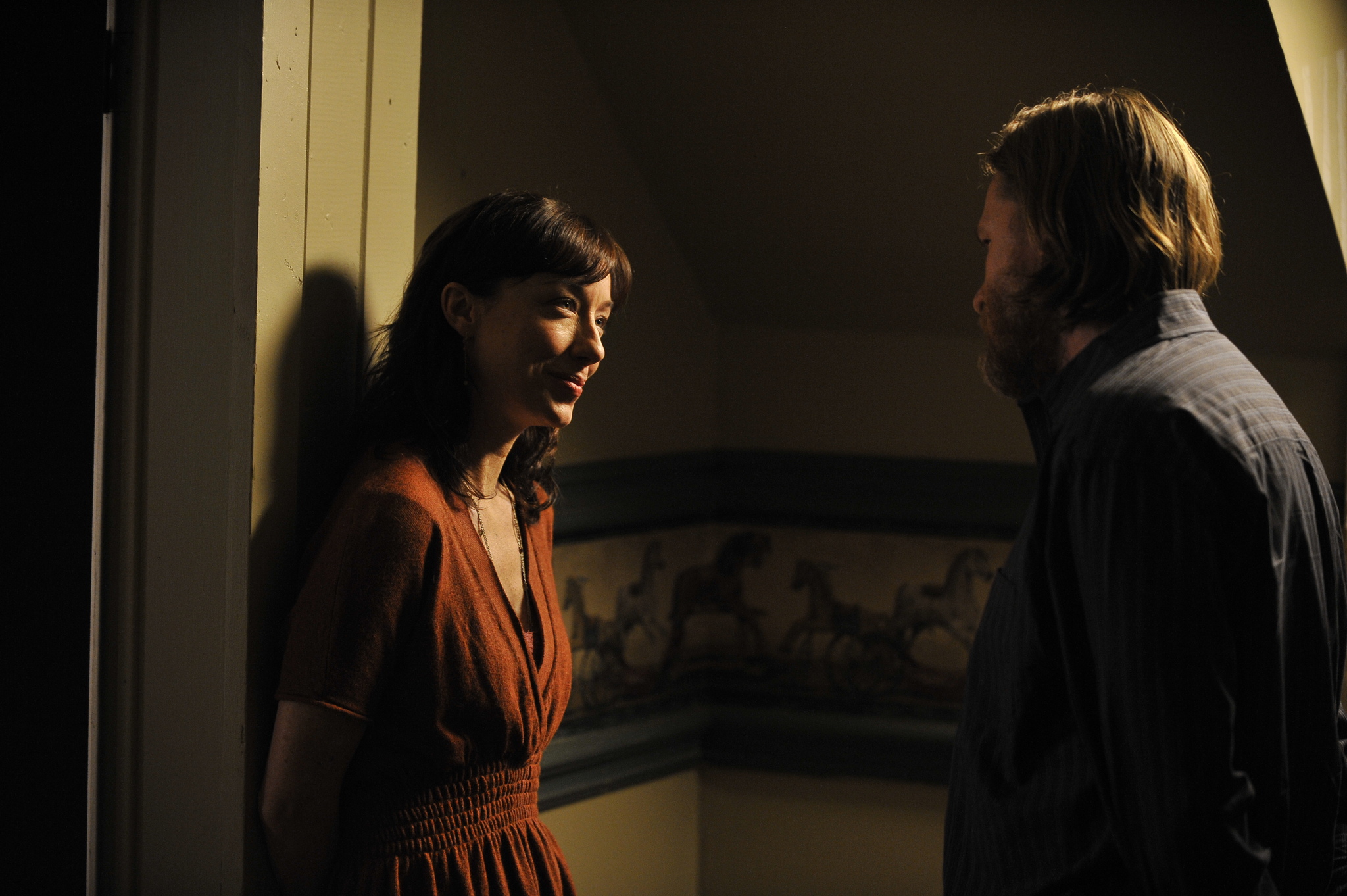 Still of Donal Logue and Molly Parker in Oliver Sherman (2010)