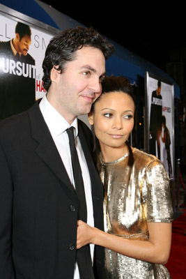 Thandie Newton and Ol Parker at event of The Pursuit of Happyness (2006)