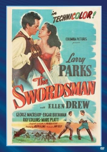 Ellen Drew and Larry Parks in The Swordsman (1948)