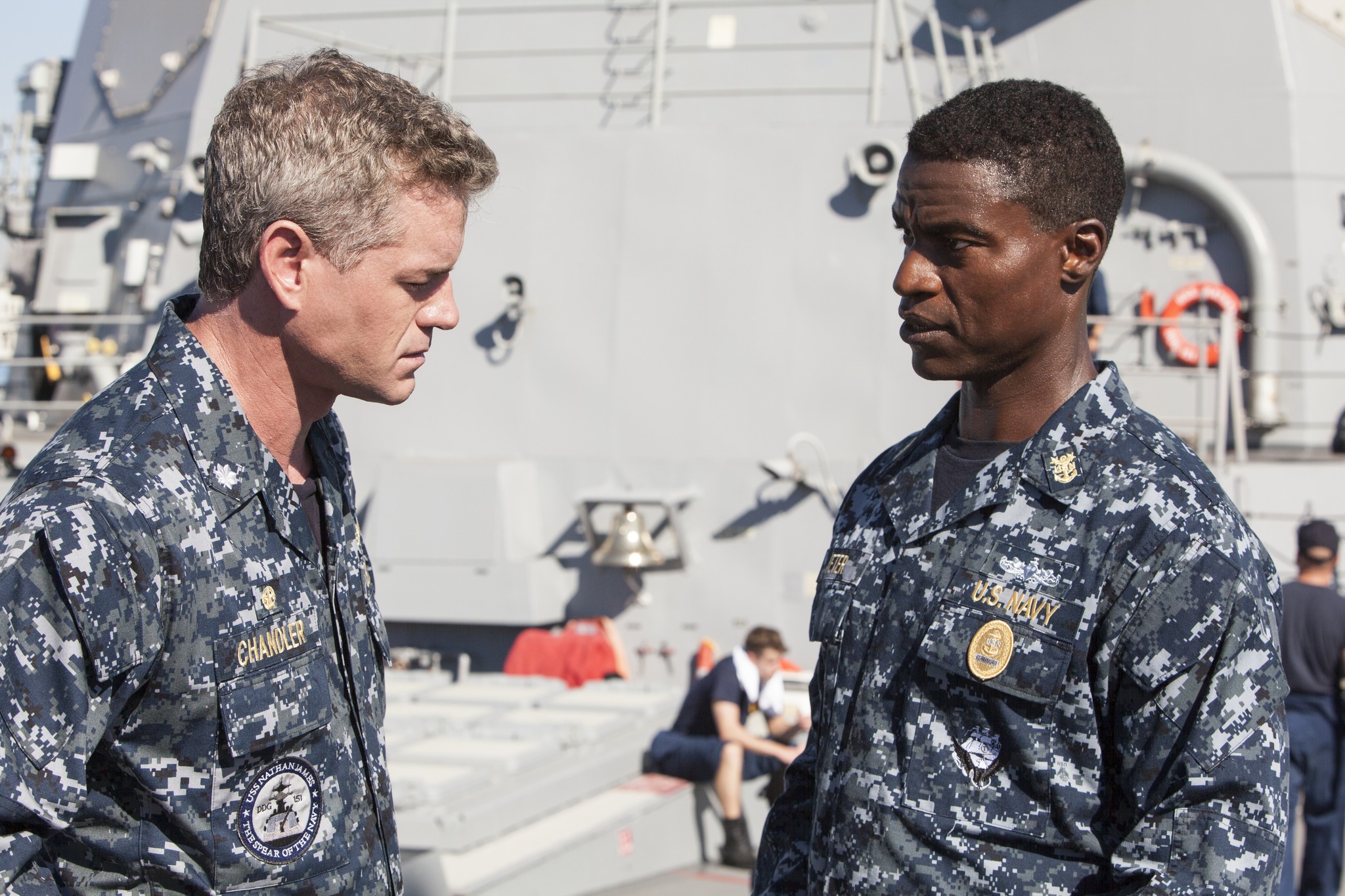 Still of Eric Dane and Charles Parnell in The Last Ship (2014)