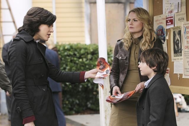 Still of Jennifer Morrison, Lana Parrilla and Jared Gilmore in Once Upon a Time (2011)