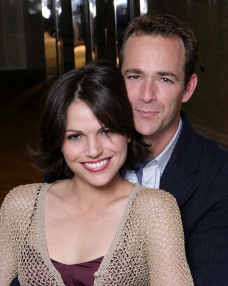 Still of Luke Perry and Lana Parrilla in Windfall (2006)