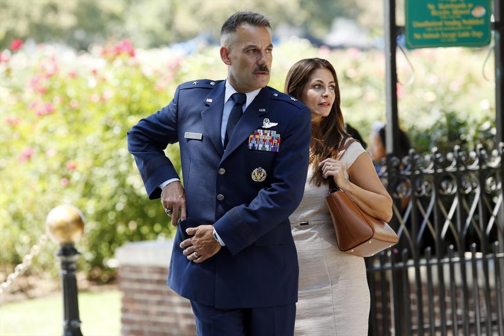 Still of Raquel Gardner and Adrian Pasdar in Agents of S.H.I.E.L.D. (2013)