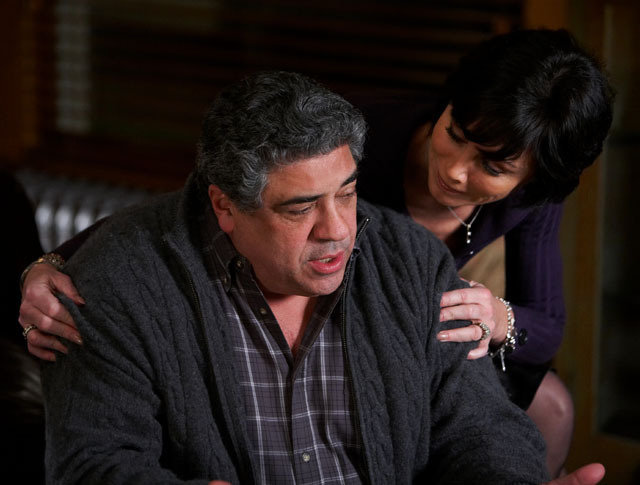 Shelly Burch and Vincent Pastore in Oy Vey! My Son Is Gay!! (2009)