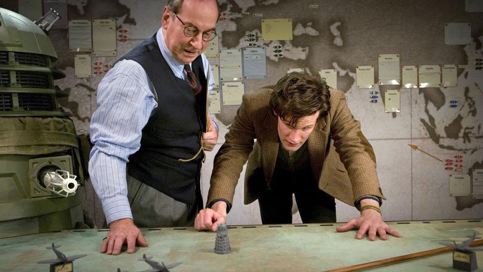 Still of Bill Paterson and Matt Smith in Doctor Who (2005)