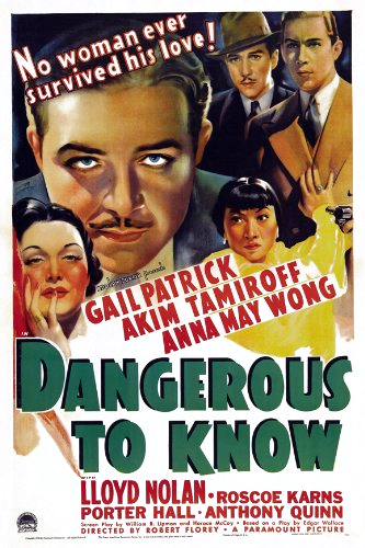 Lloyd Nolan, Gail Patrick, Akim Tamiroff and Anna May Wong in Dangerous to Know (1938)