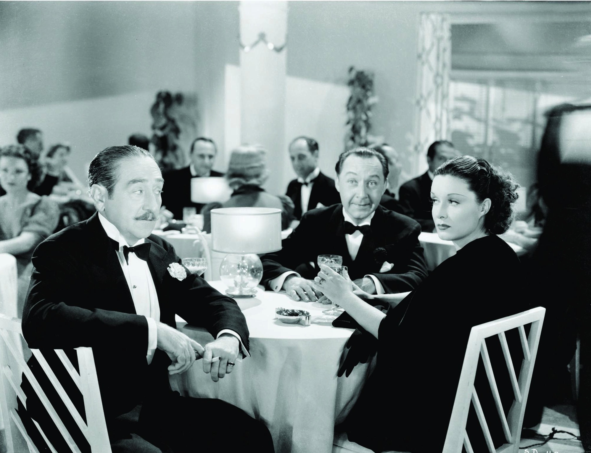 Still of Adolphe Menjou, Franklin Pangborn and Gail Patrick in Stage Door (1937)