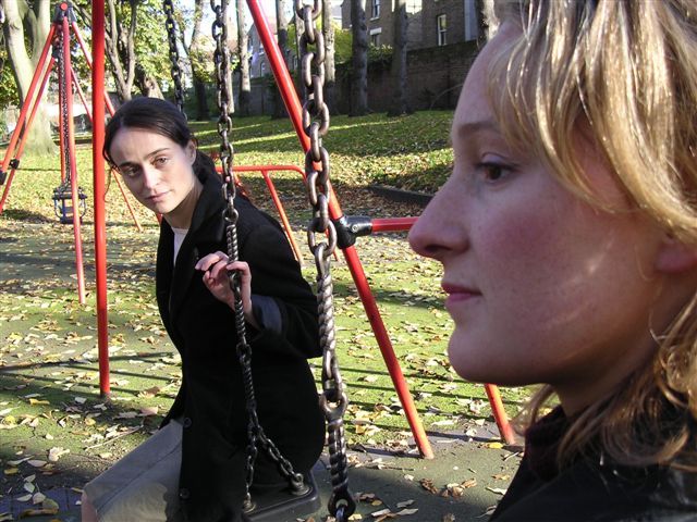 Still of Sarah Patterson and Joanna Bending in Tick Tock Lullaby (2007)