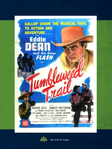 Roscoe Ates, Eddie Dean and Shirley Patterson in Tumbleweed Trail (1946)