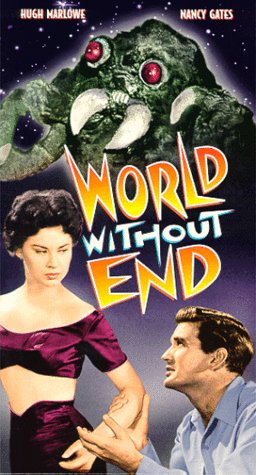 Rod Taylor and Shirley Patterson in World Without End (1956)