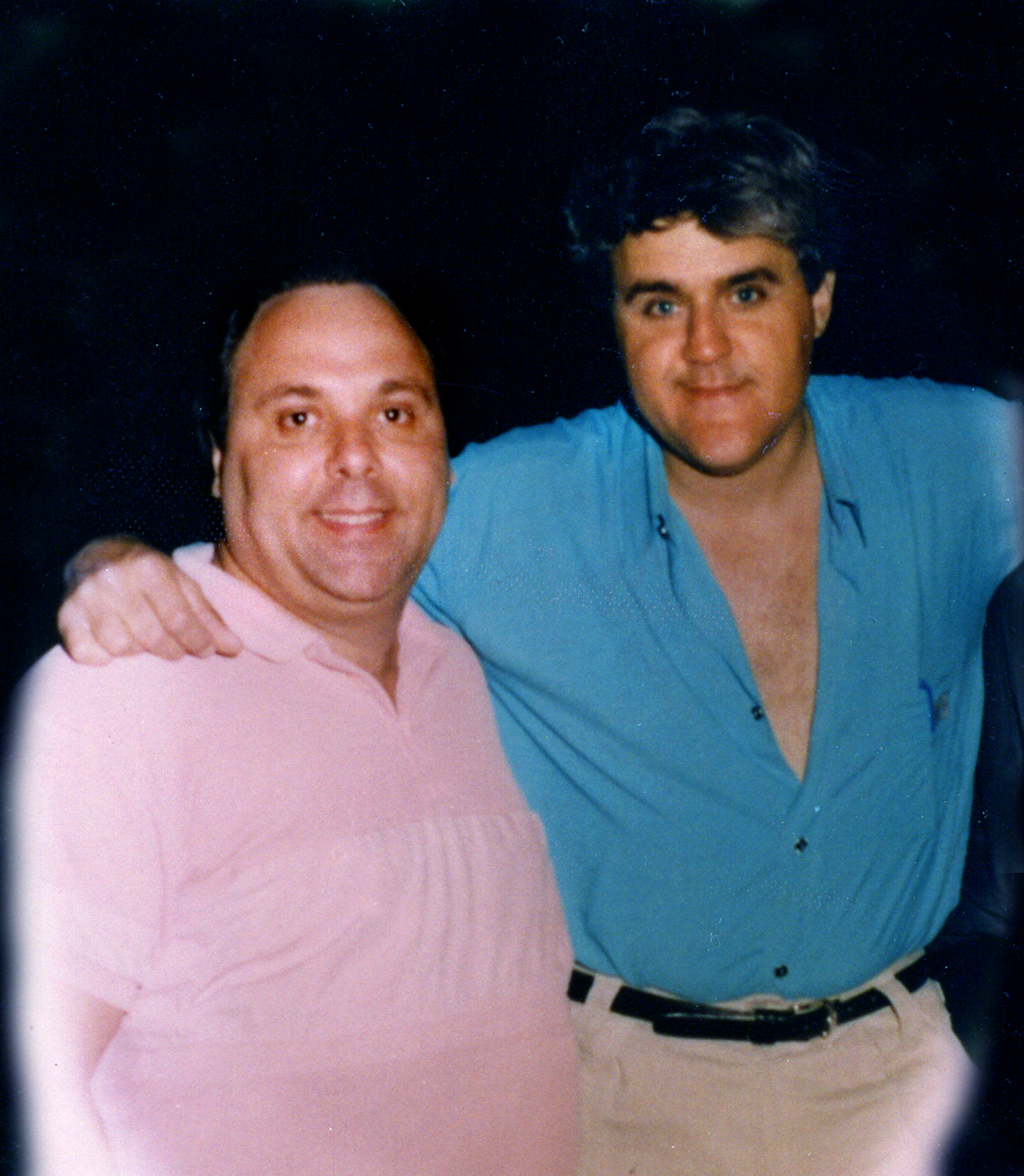 Frank Patton with Jay Leno in 