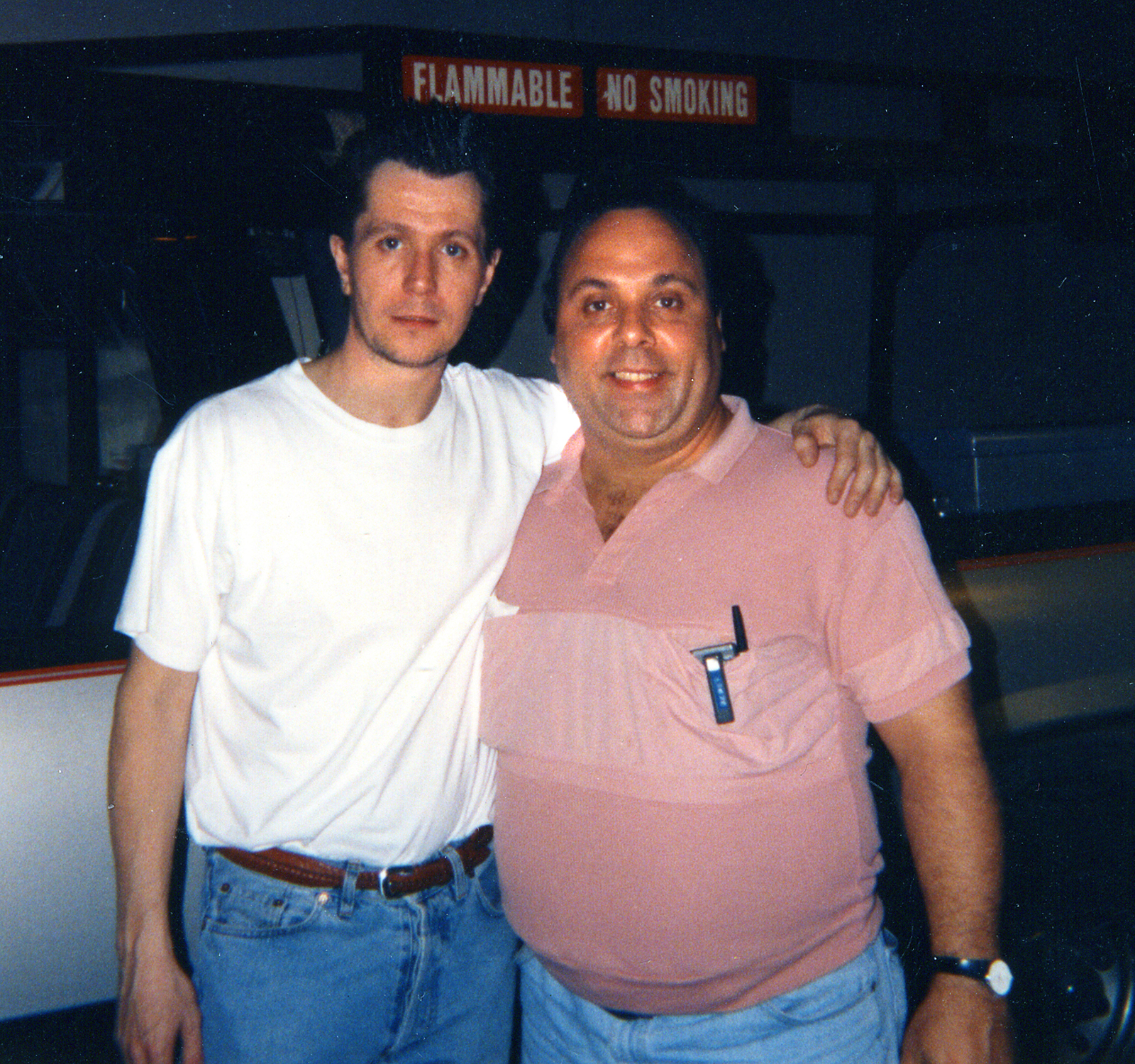 Frank Patton with Gary Oldman in 