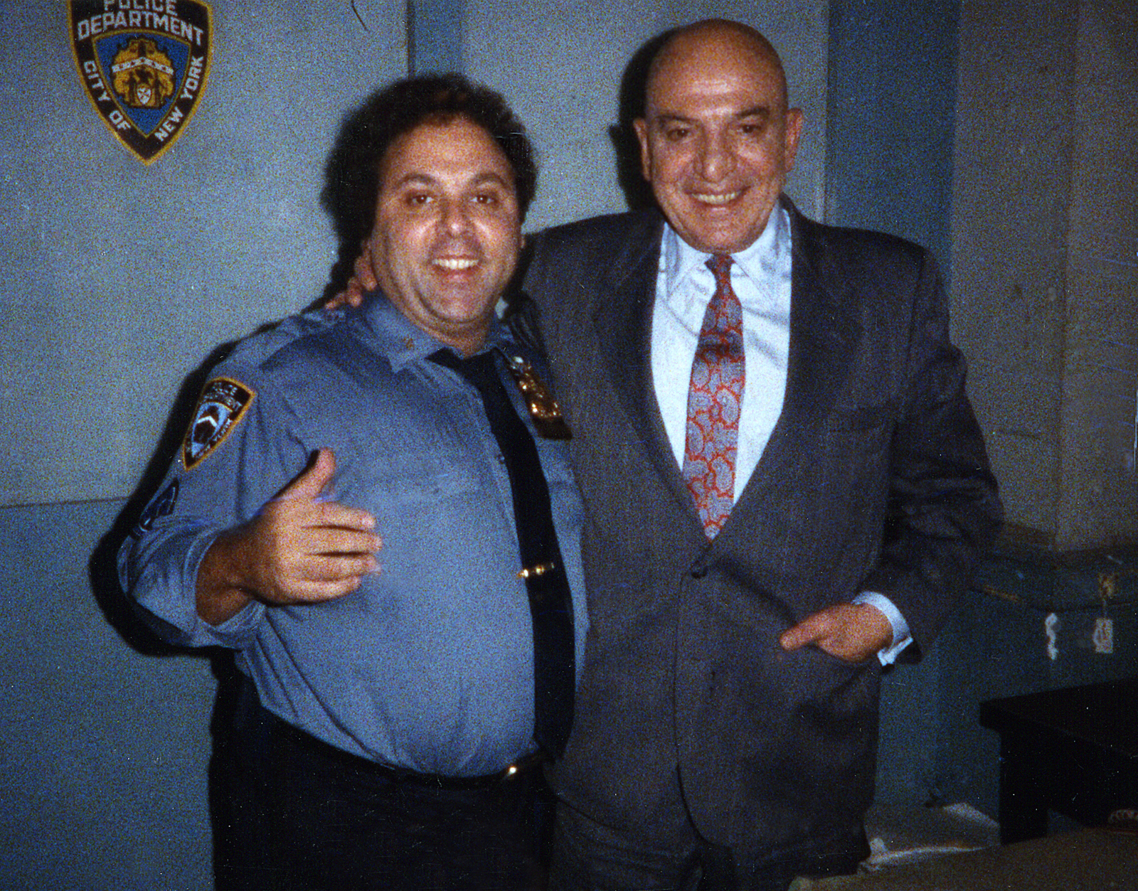 Frank Patton with Telly Savalas in 