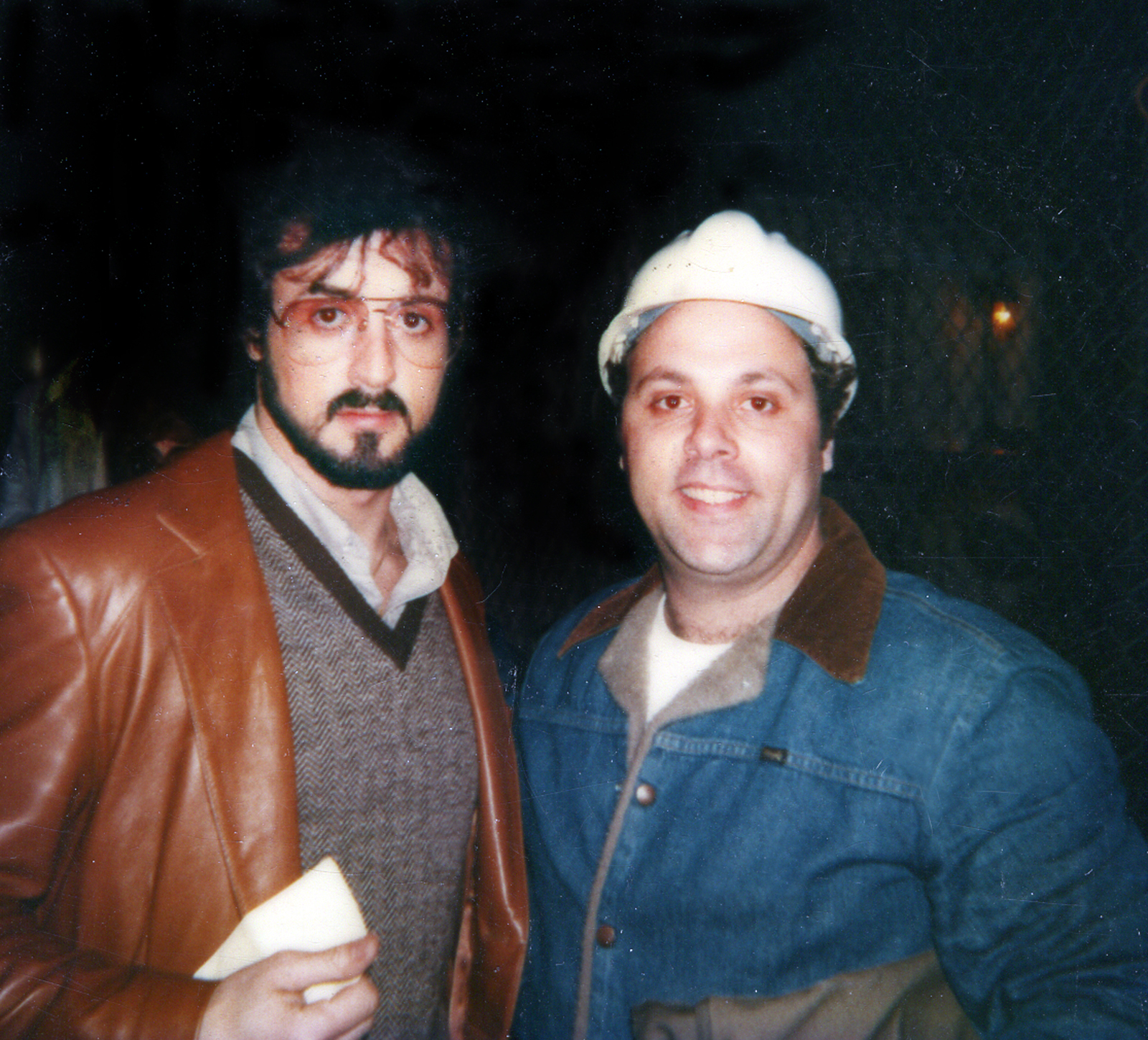 Frank Patton with Sylvester Stallone in 