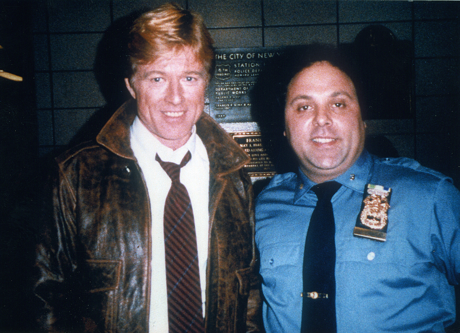 Frank Patton with Robert Redford in 