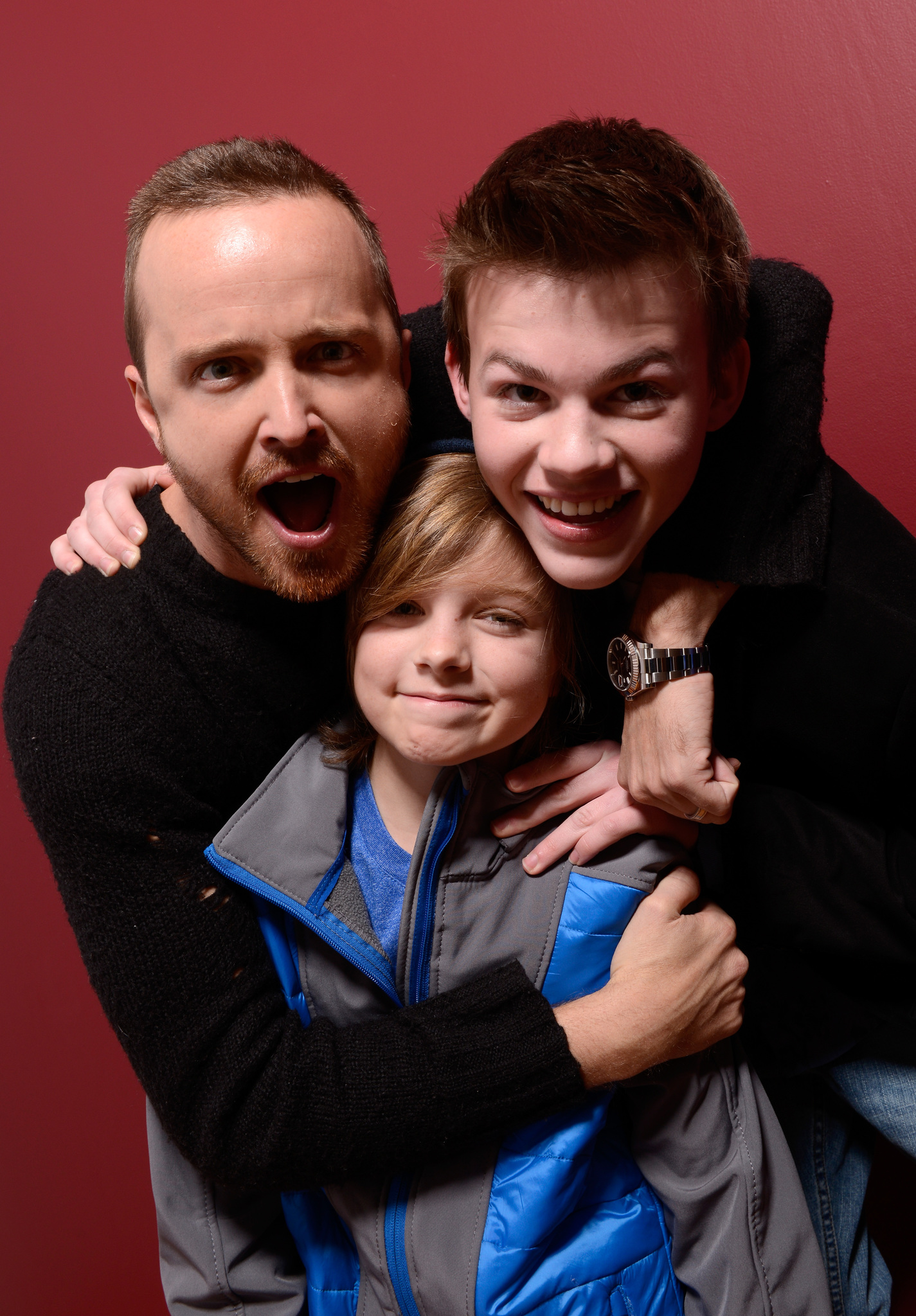 Aaron Paul, Deke Garner and Josh Wiggins at event of Hellion (2014)