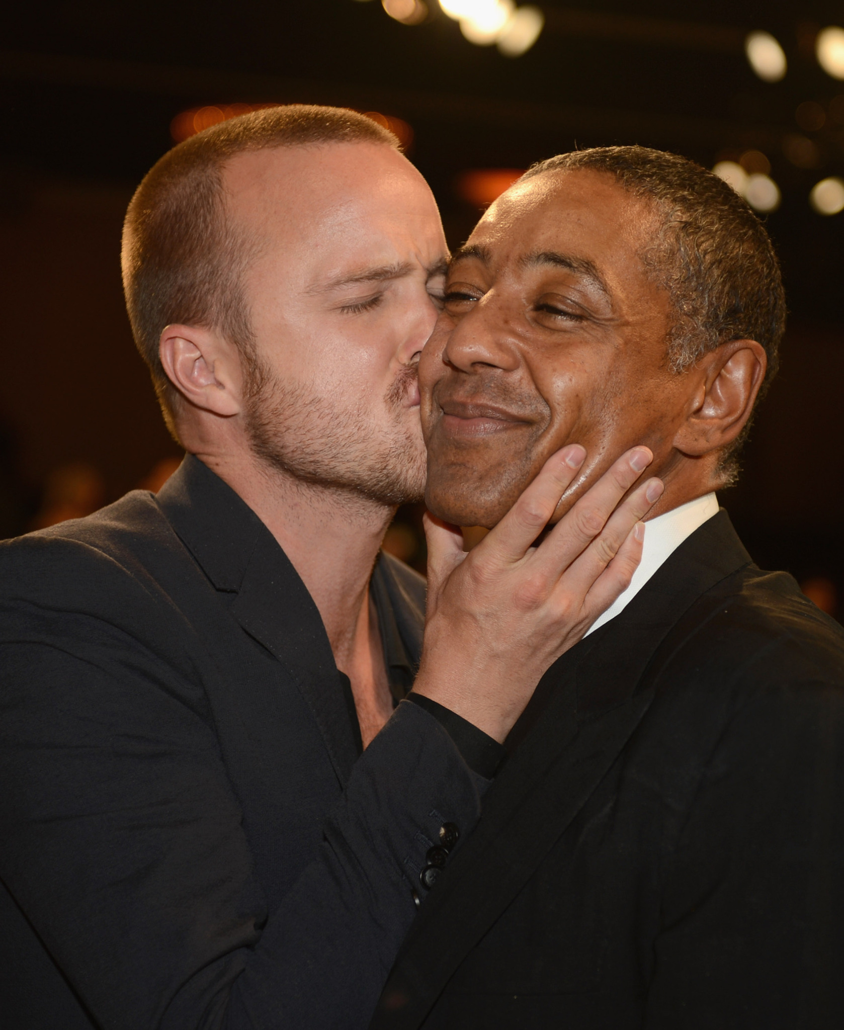 Giancarlo Esposito and Aaron Paul