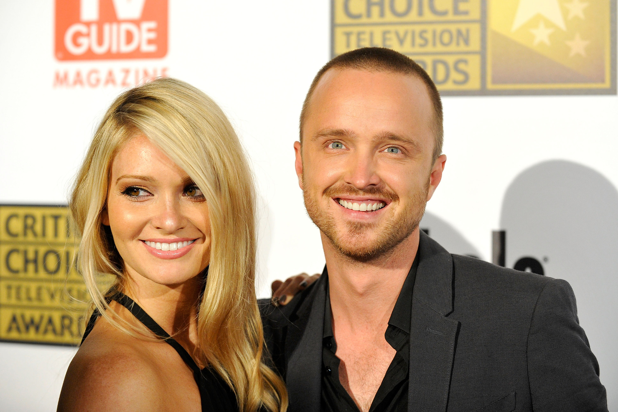 Aaron Paul and Lauren Parsekian