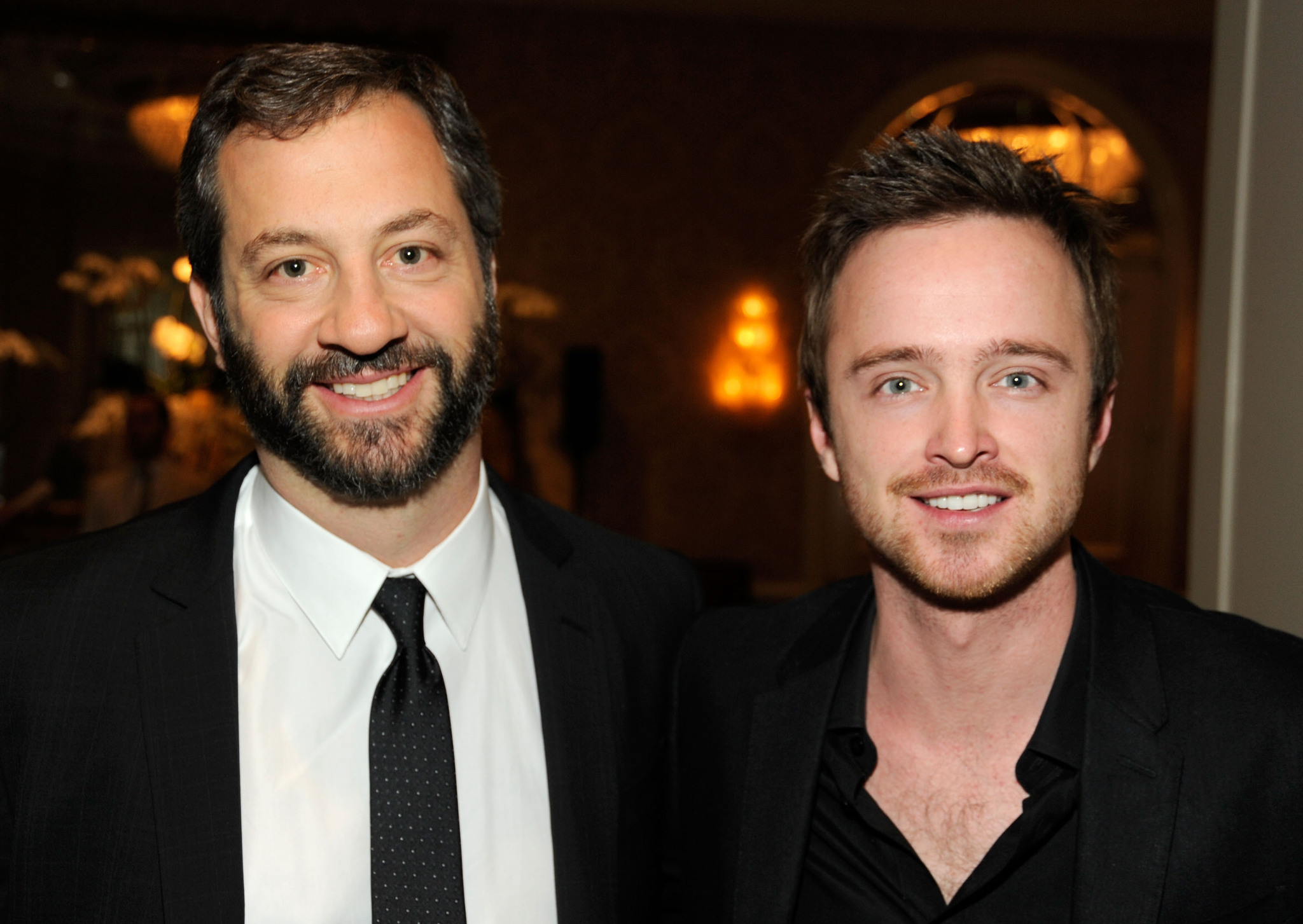 Judd Apatow and Aaron Paul