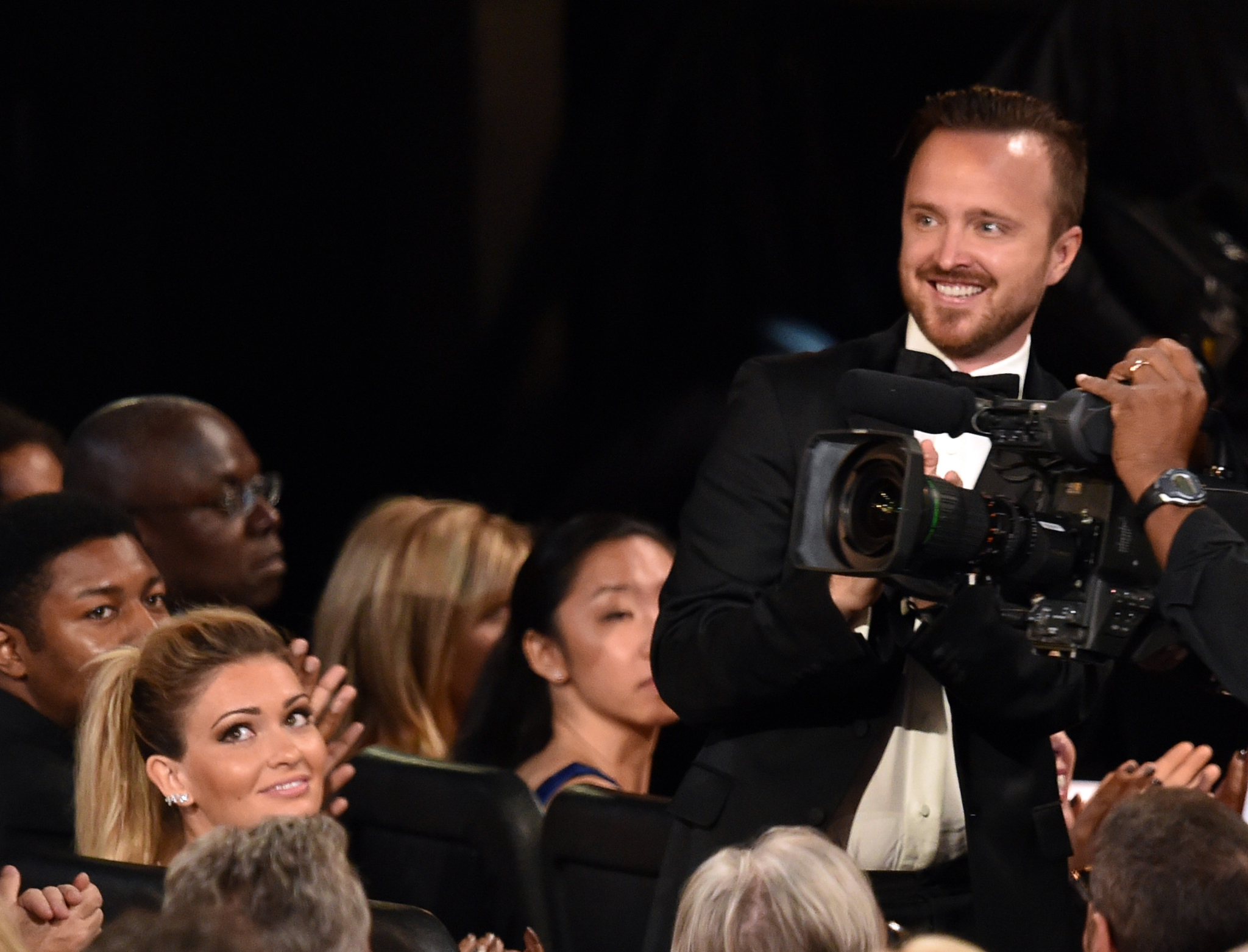 Aaron Paul at event of The 66th Primetime Emmy Awards (2014)