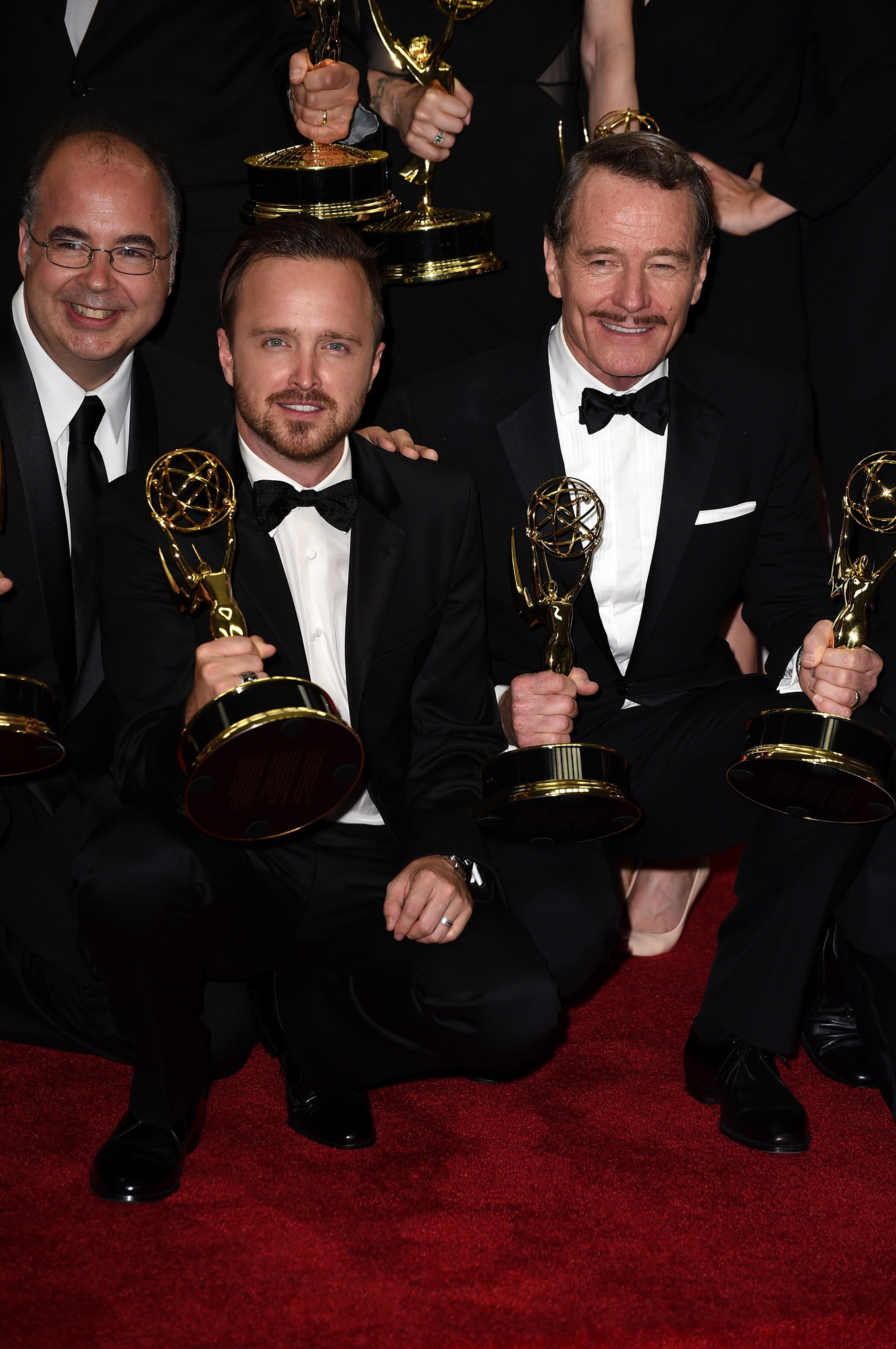 Bryan Cranston and Aaron Paul at event of The 66th Primetime Emmy Awards (2014)