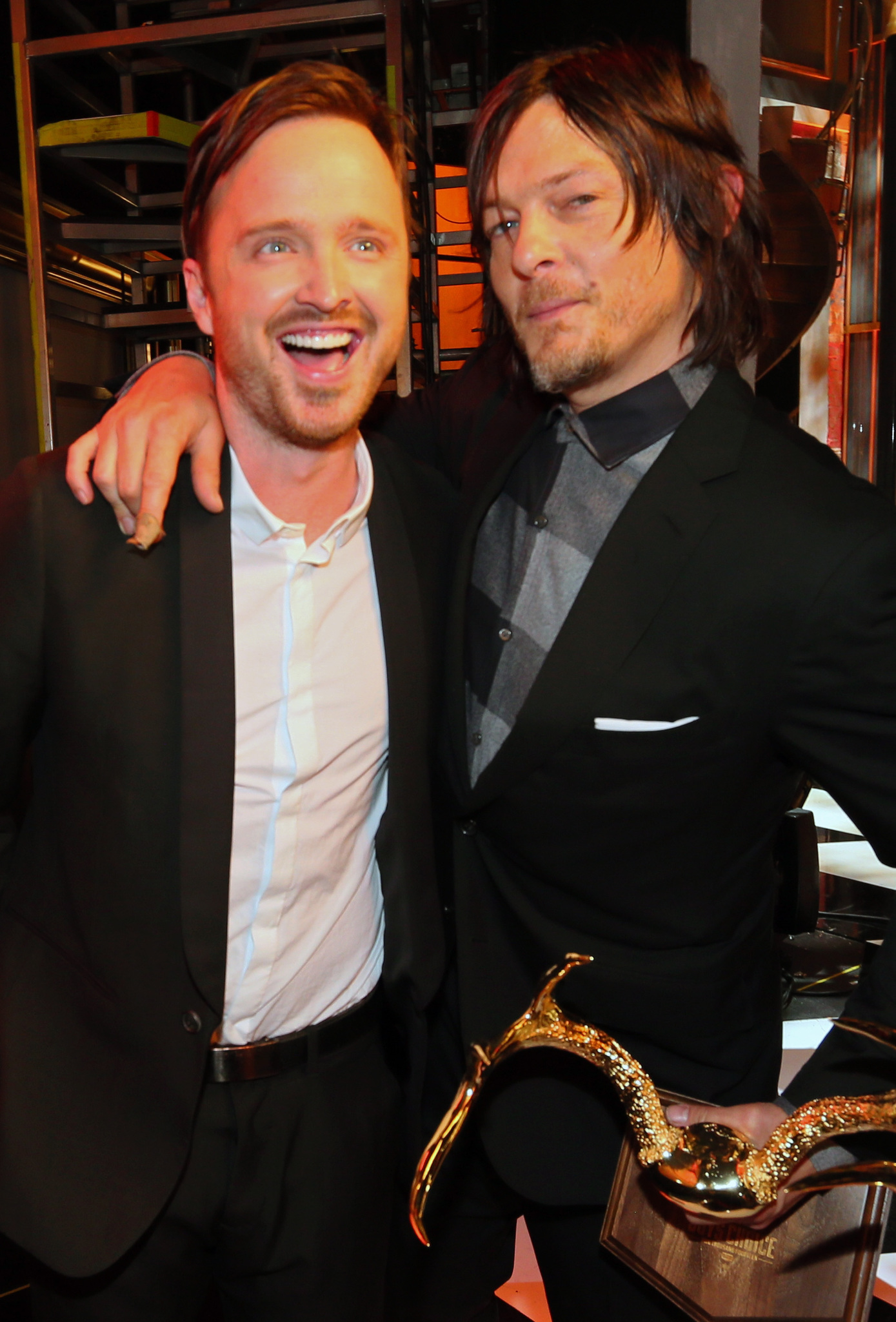 Norman Reedus and Aaron Paul