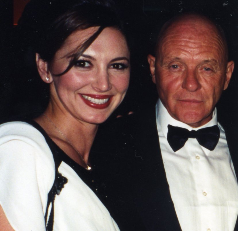 Sir Anthony Hopkins with Natasha Pavlovich