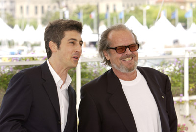 Jack Nicholson and Alexander Payne at event of About Schmidt (2002)