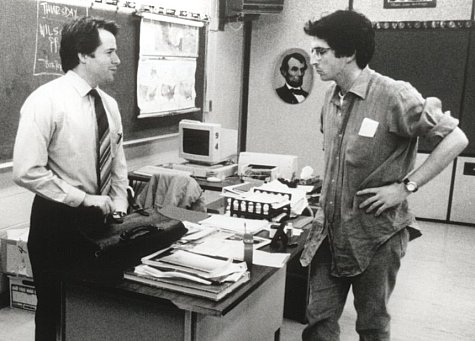 Matthew Broderick and Alexander Payne in Election (1999)