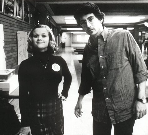 Reese Witherspoon and Alexander Payne in Election (1999)