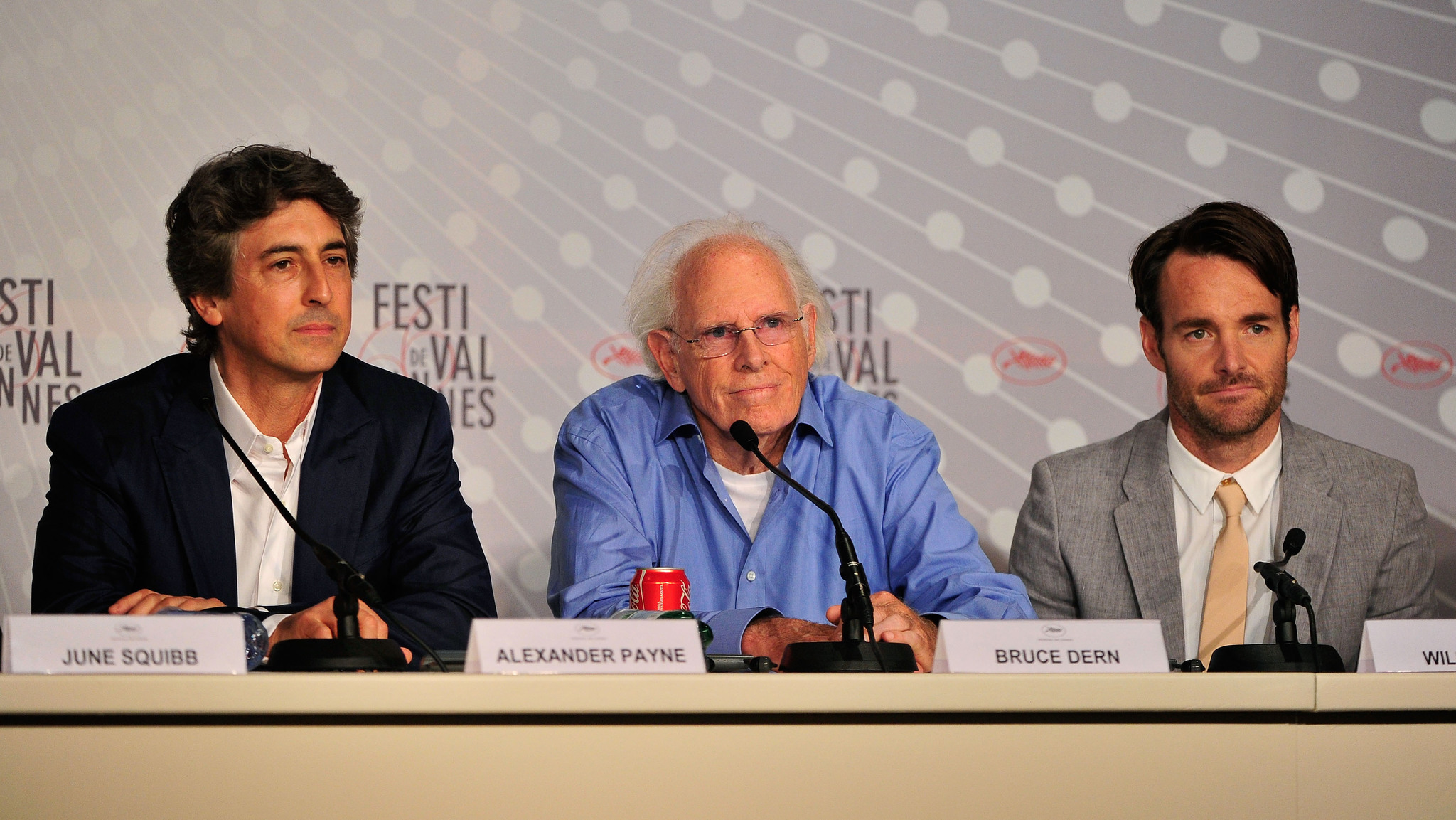 Bruce Dern, Will Forte and Alexander Payne at event of Nebraska (2013)