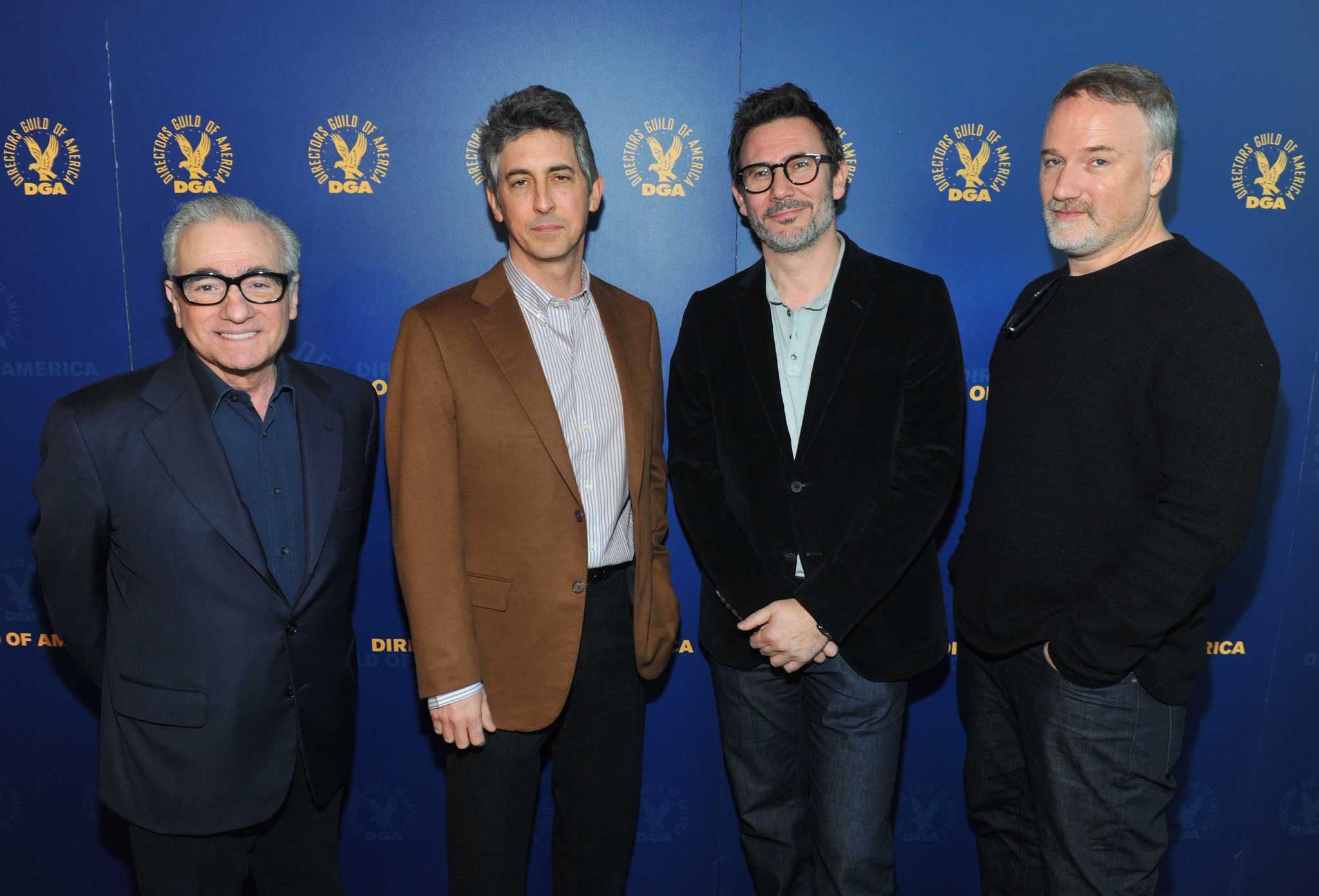 Martin Scorsese, David Fincher, Michel Hazanavicius and Alexander Payne