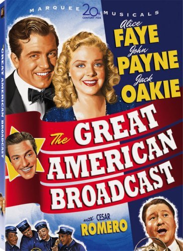 Cesar Romero, Alice Faye, Jack Oakie, John Payne and The Ink Spots in The Great American Broadcast (1941)