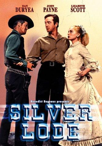 Dan Duryea, John Payne and Lizabeth Scott in Silver Lode (1954)
