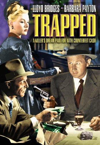 Lloyd Bridges and Barbara Payton in Trapped (1949)