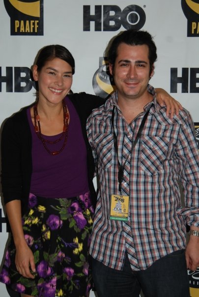 Mizuo Peck and Ian Fischer at the Philadelphia Asian American Film Festival screening of 