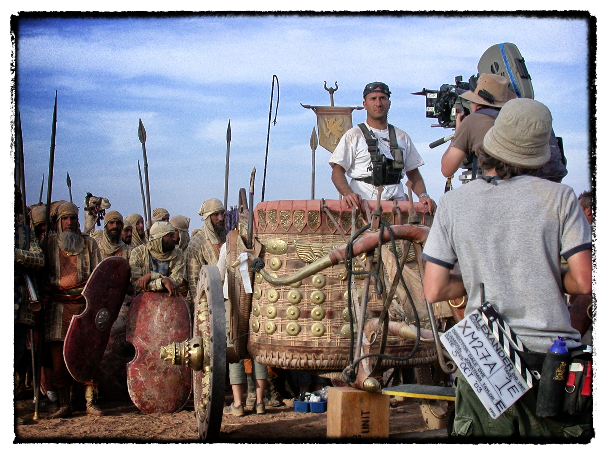 In charge of the Troops on Location in Morocco on 