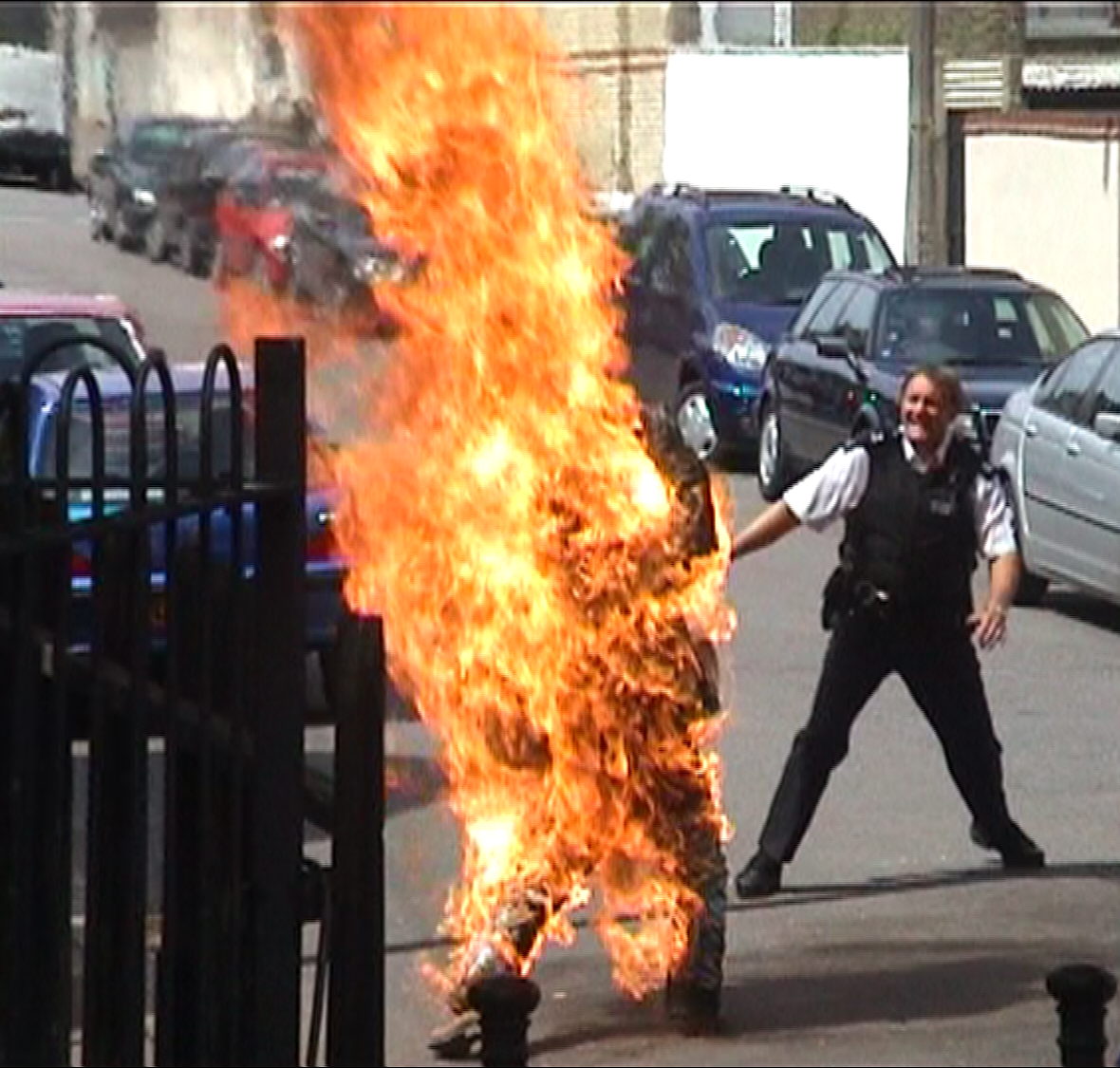 Ablaze on the British Cop Television show series The BIll