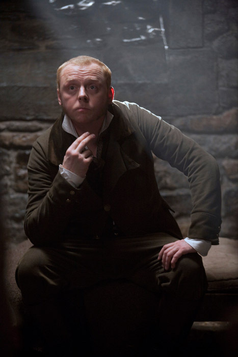 Still of Simon Pegg in Burke and Hare (2010)