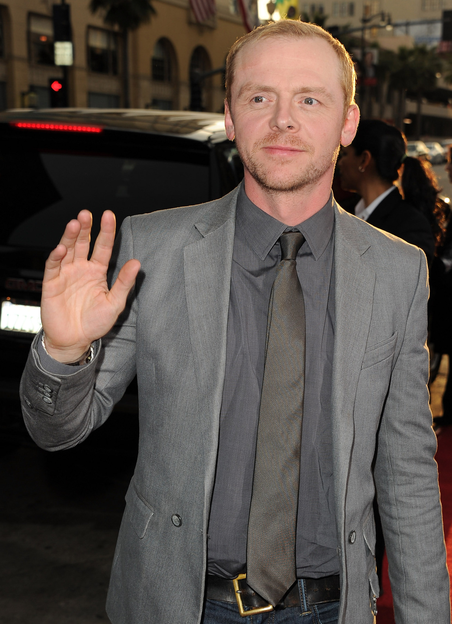 Simon Pegg at event of Polas (2011)